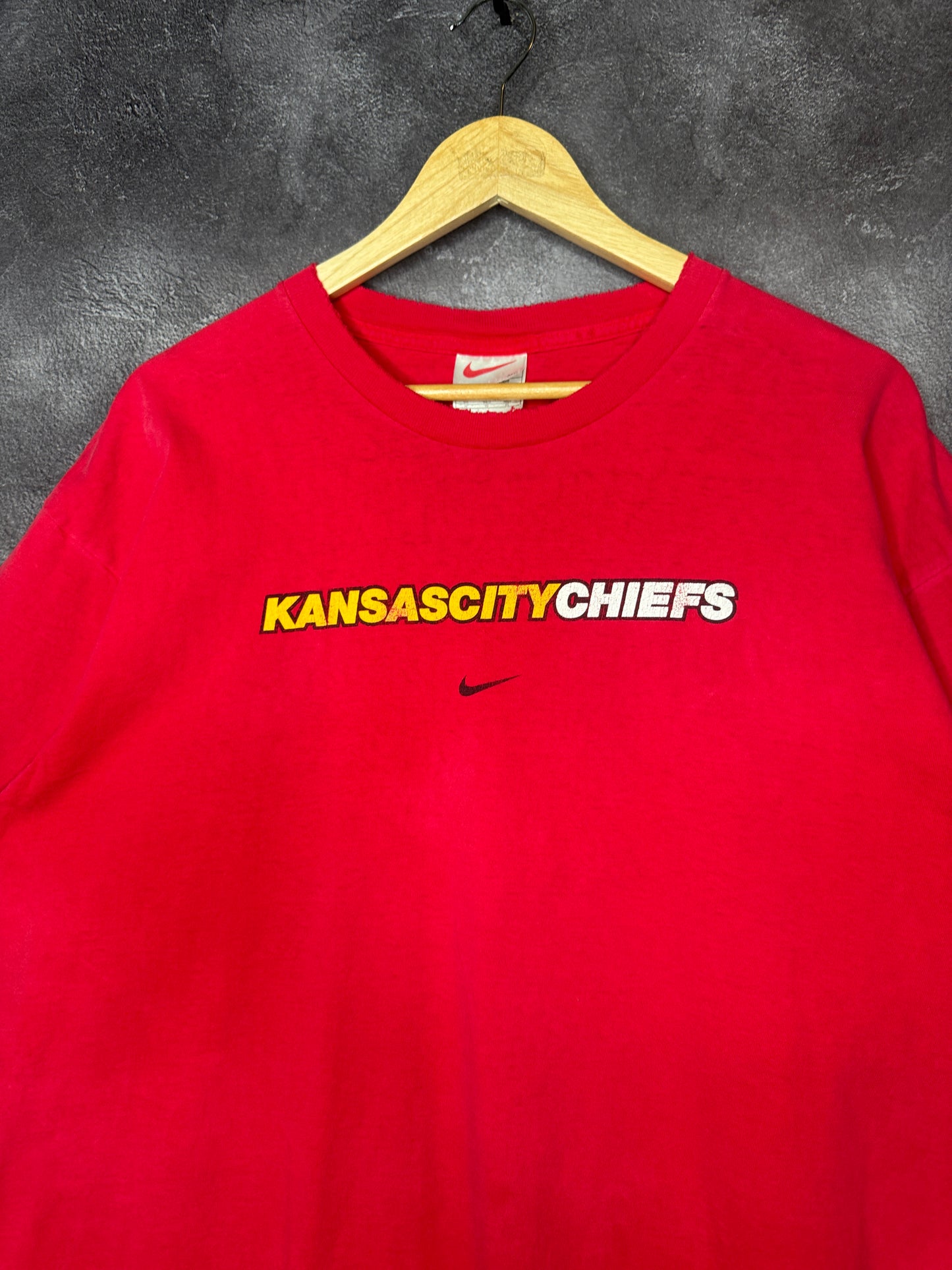 90s Kansas City Chiefs Nike Centerswoosh Tee XL