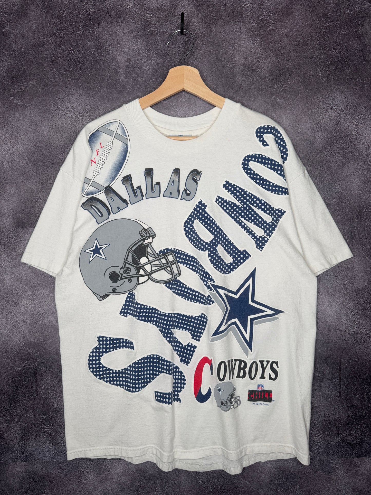 1996 Dallas Cowboys NFL Big Graphic Chill Tee XL