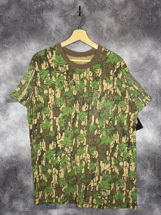 80s Light Camo pocket Tee L