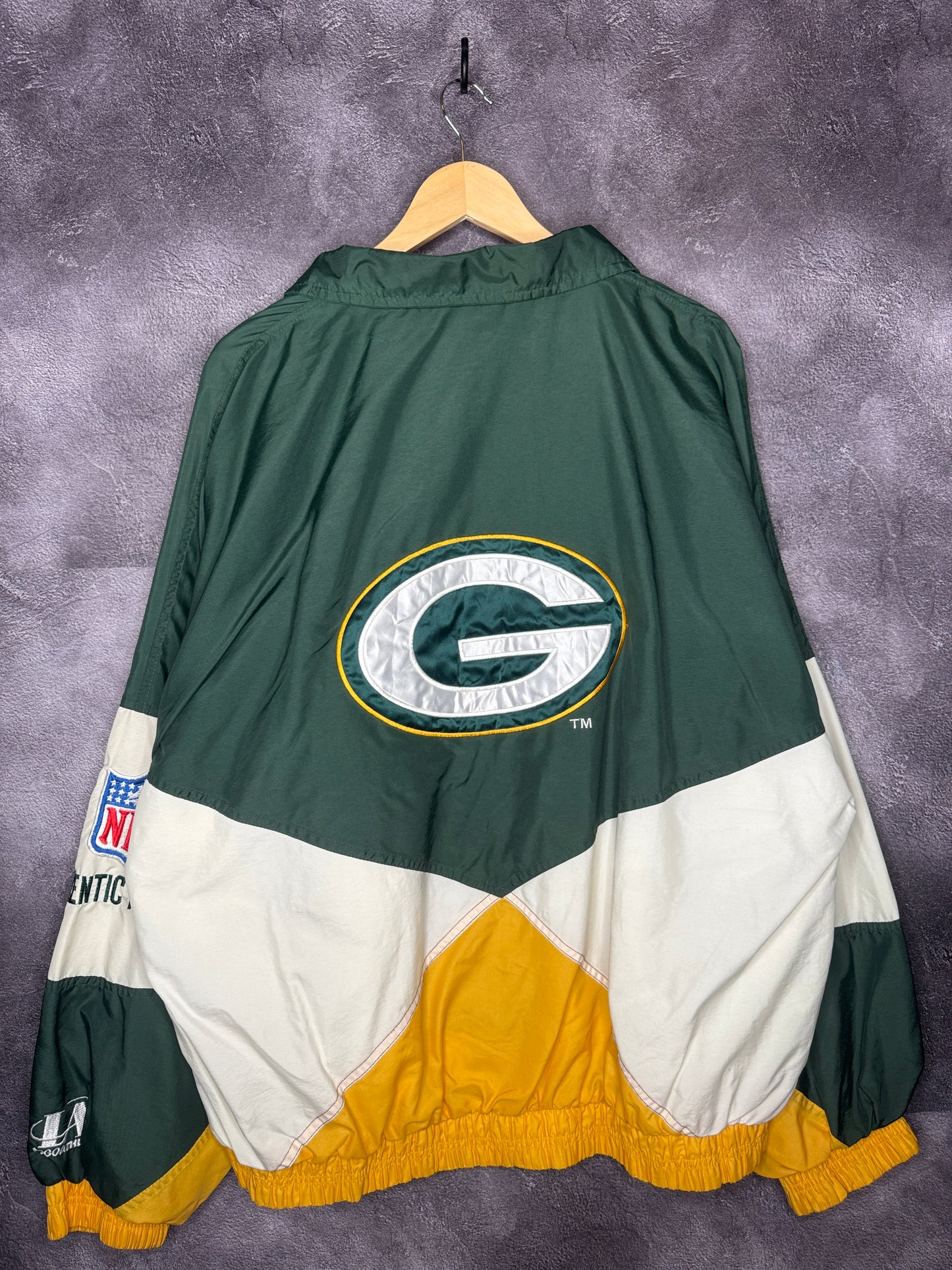 90s Green Bay Packers NFL Pro Line Zip Up Jacket 2XL