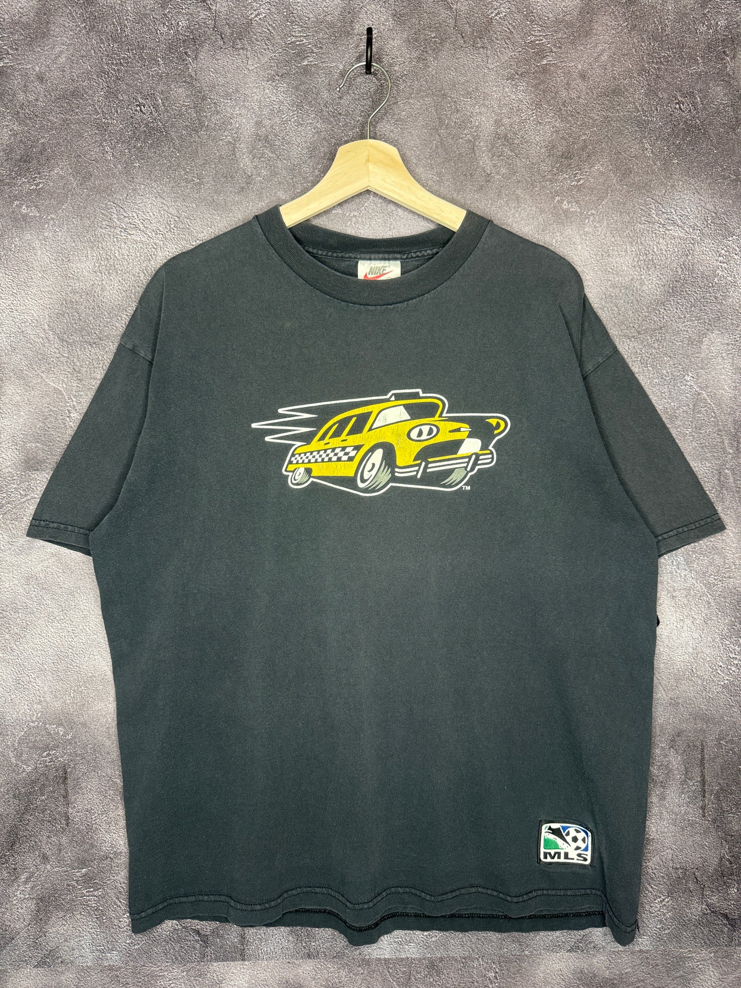 90s Nike Metro Stars MLS Soccer Tee L