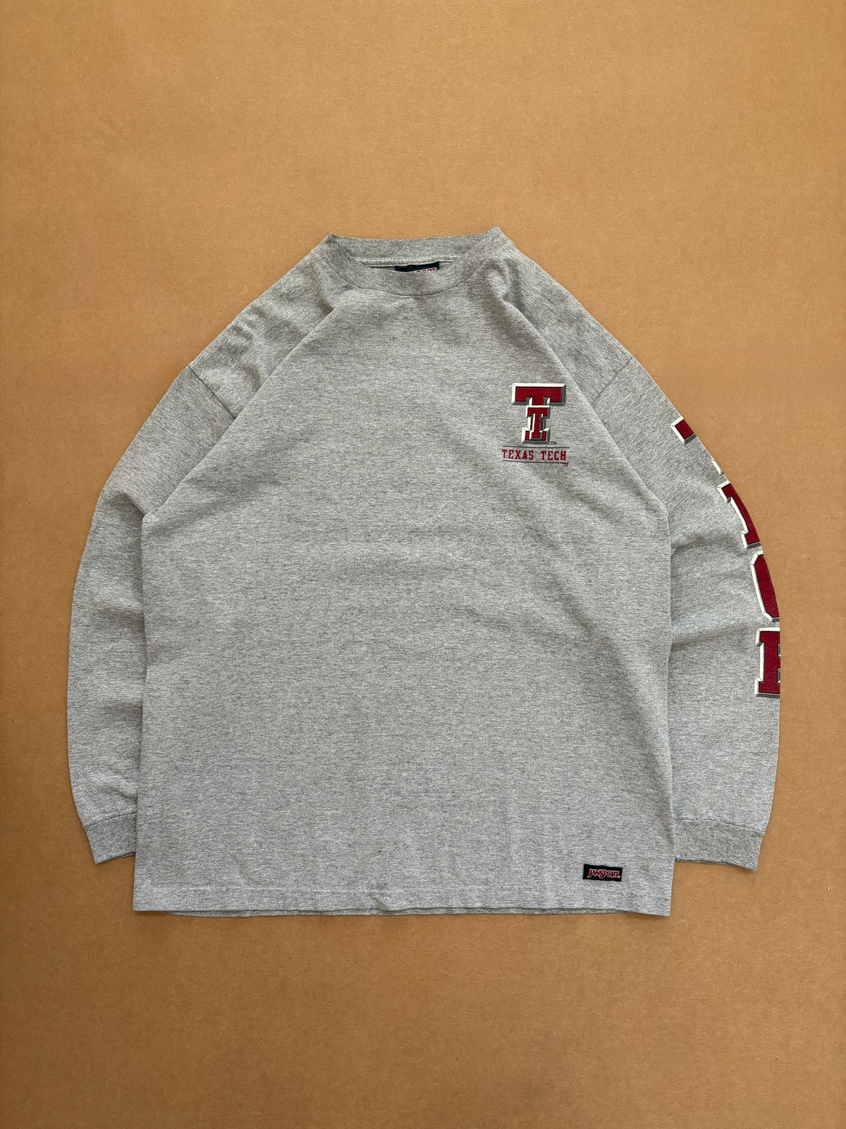 Vintage 90's Texas Tech University Jansport longsleeve Tee L