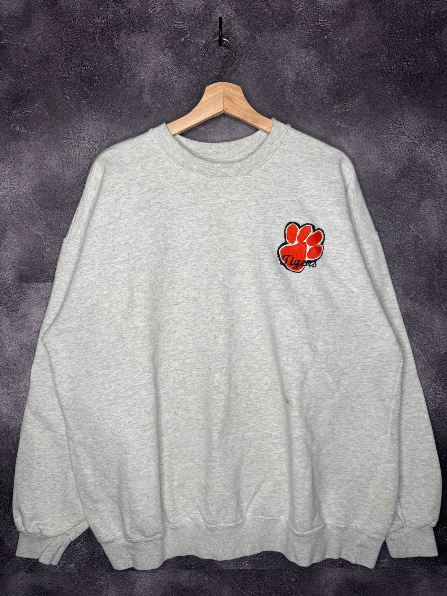 90s University of Clemson Tigers Patch Sweatshirt XL