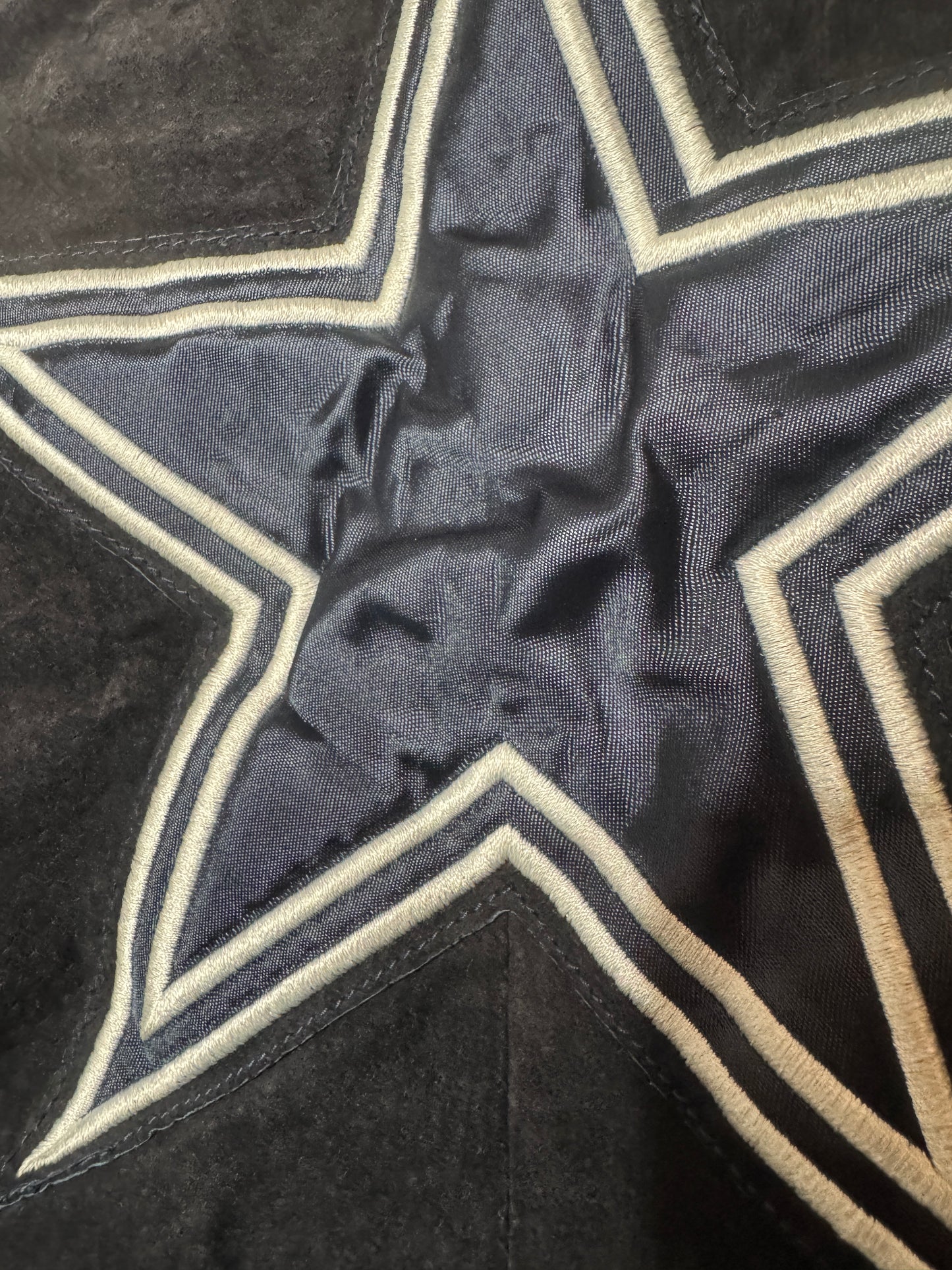 Y2K Dallas Cowboys NFL "D" Suede Heavy Jacket XL