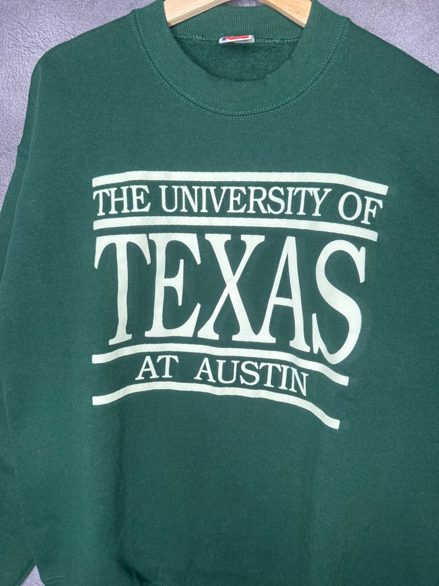 90s The University of Texas at Austin Green Sweatshirt XL