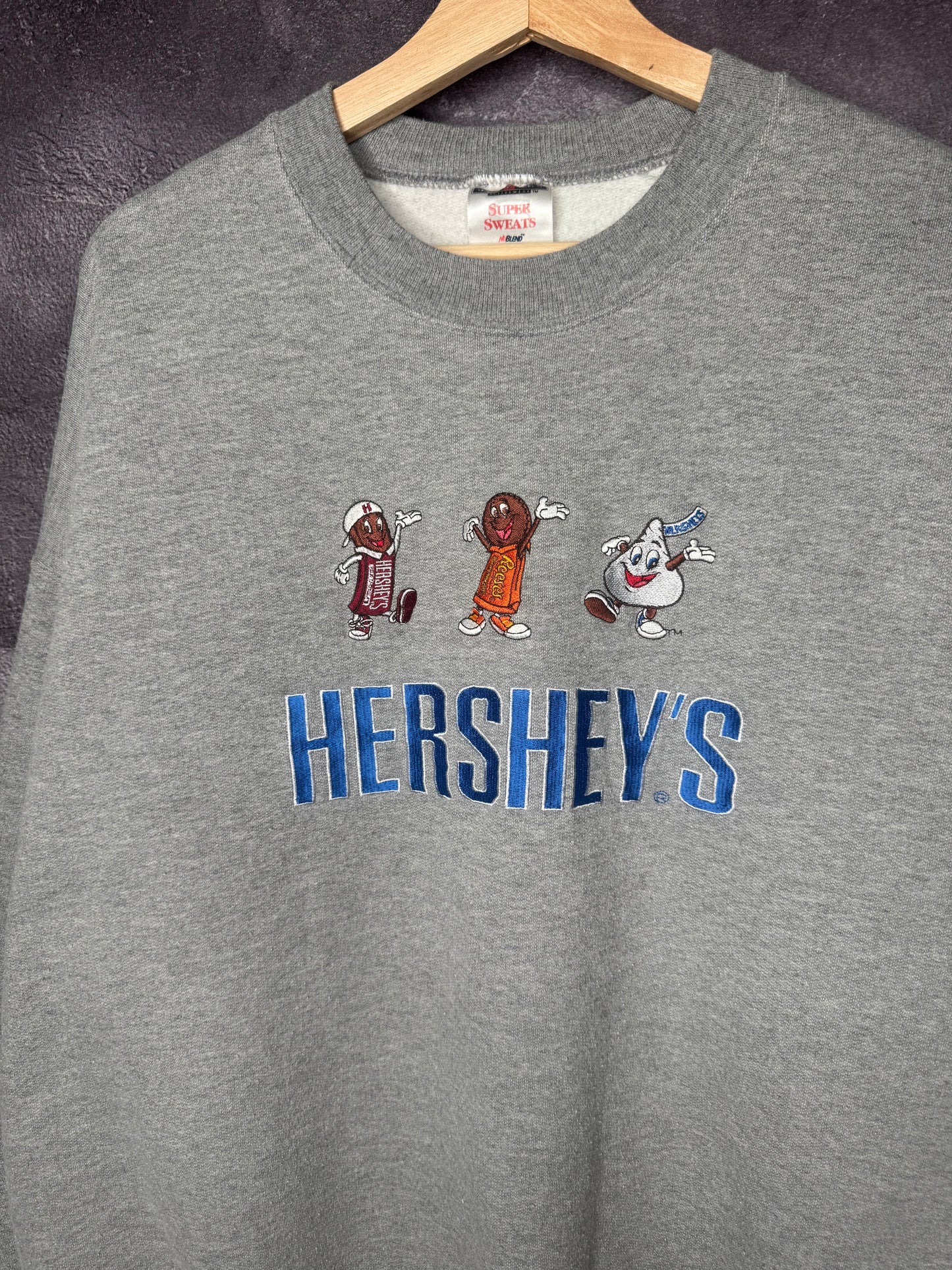 90s Hersheys Reeses Kiss Chocolate Candy Promo Sweatshirt 2XL