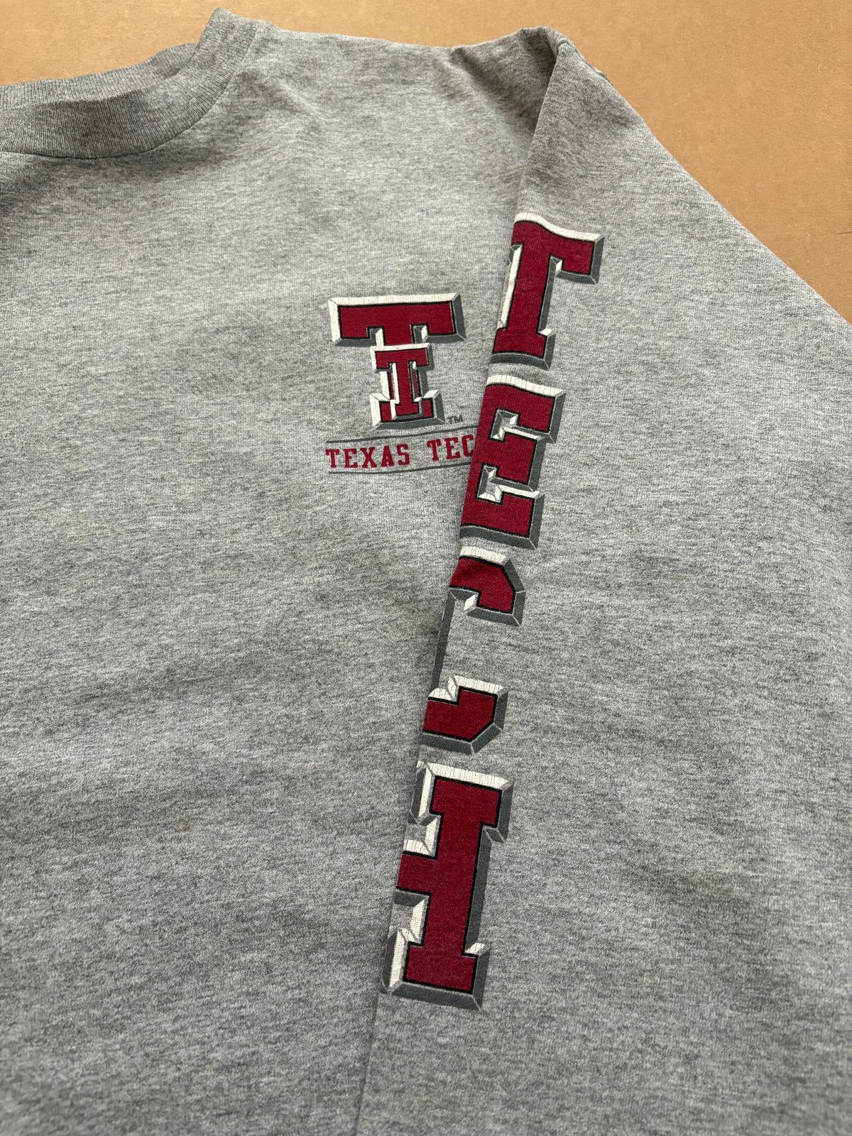 Vintage 90's Texas Tech University Jansport longsleeve Tee L