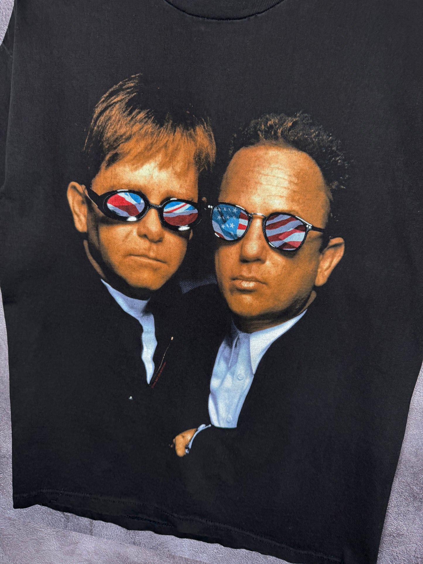 1994 Elton John Billie Joel Summer Tour Tee L