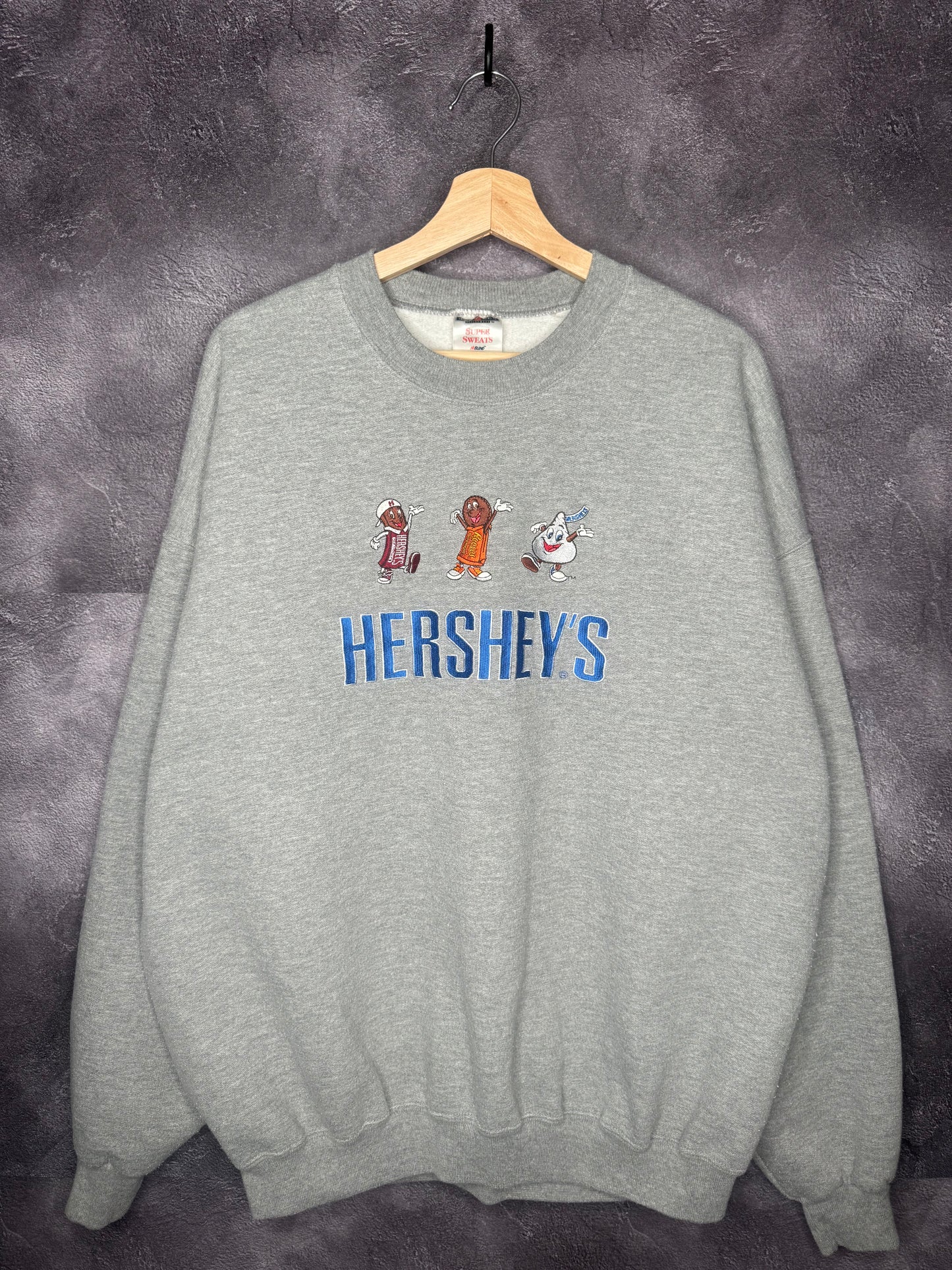 90s Hersheys Reeses Kiss Chocolate Candy Promo Sweatshirt 2XL