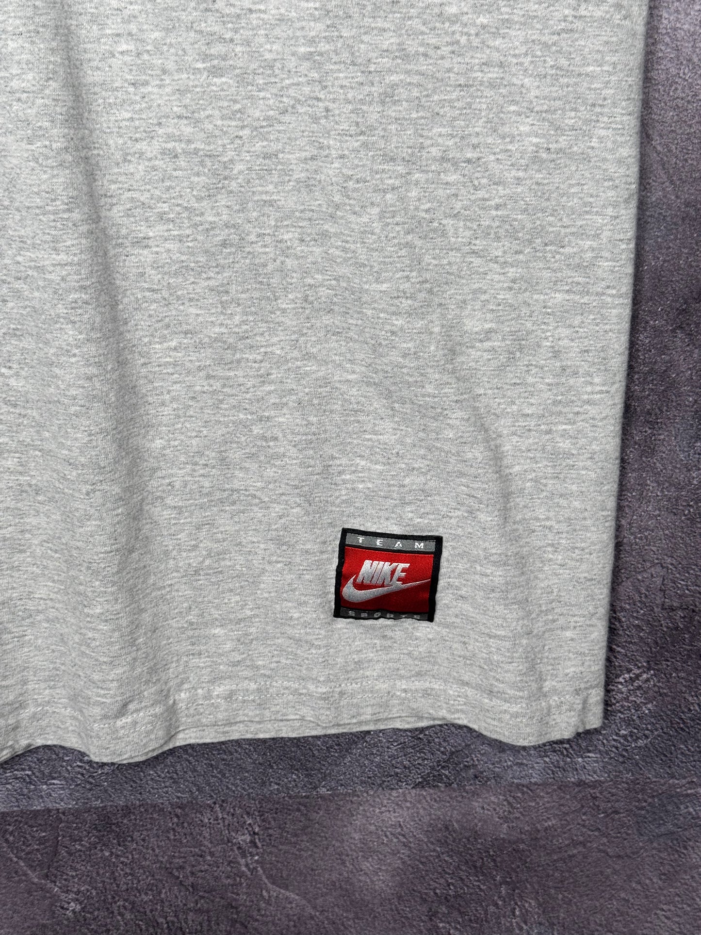 90's North Carolina Basketball Centerswoosh Tee L