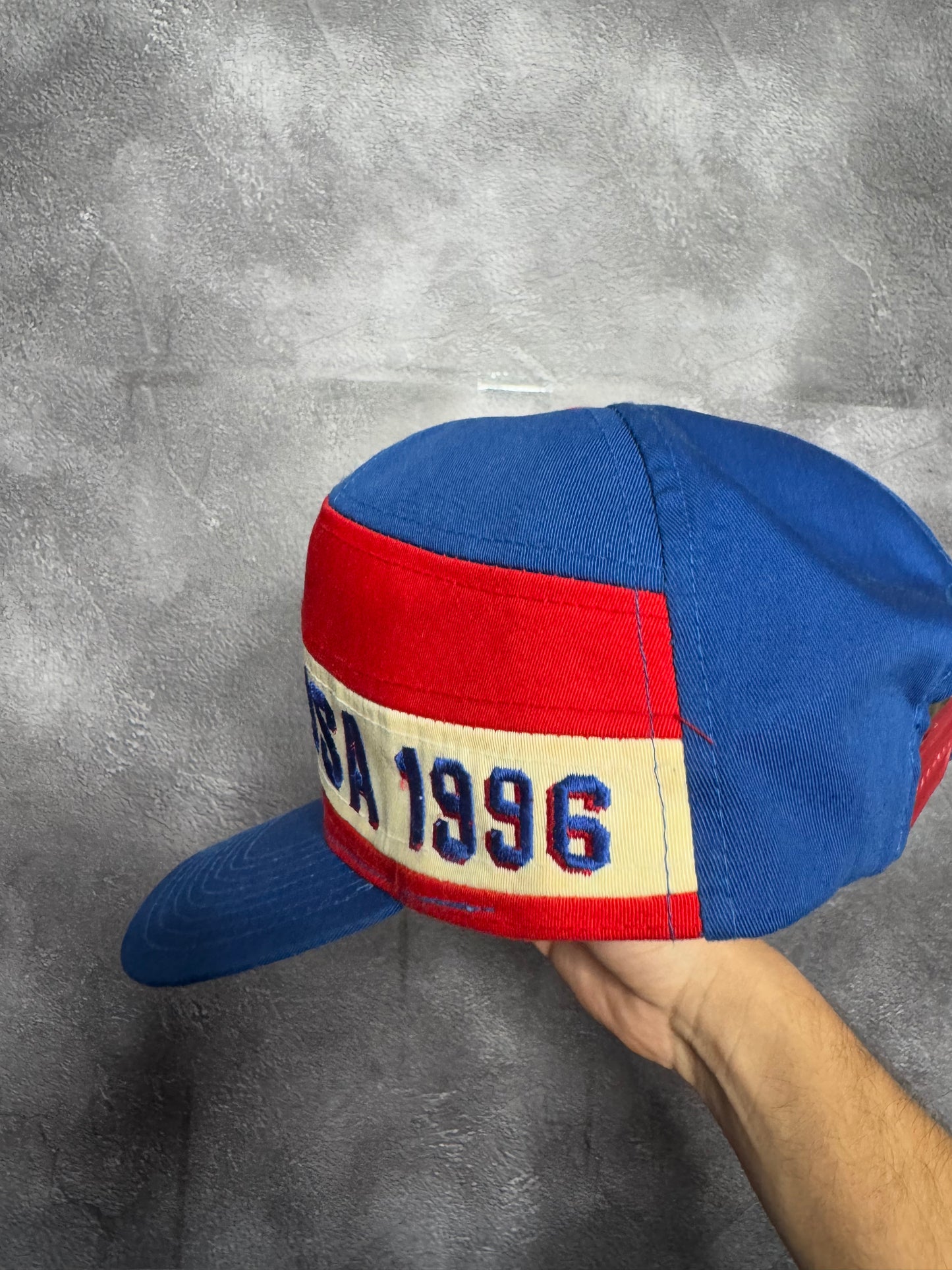 1997 USA Olympics Wraparound Flag Snapback Hat