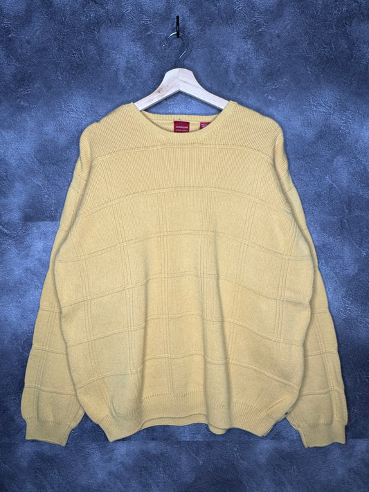 Y2K Yellow Arrow Znit Sweatshirt XL