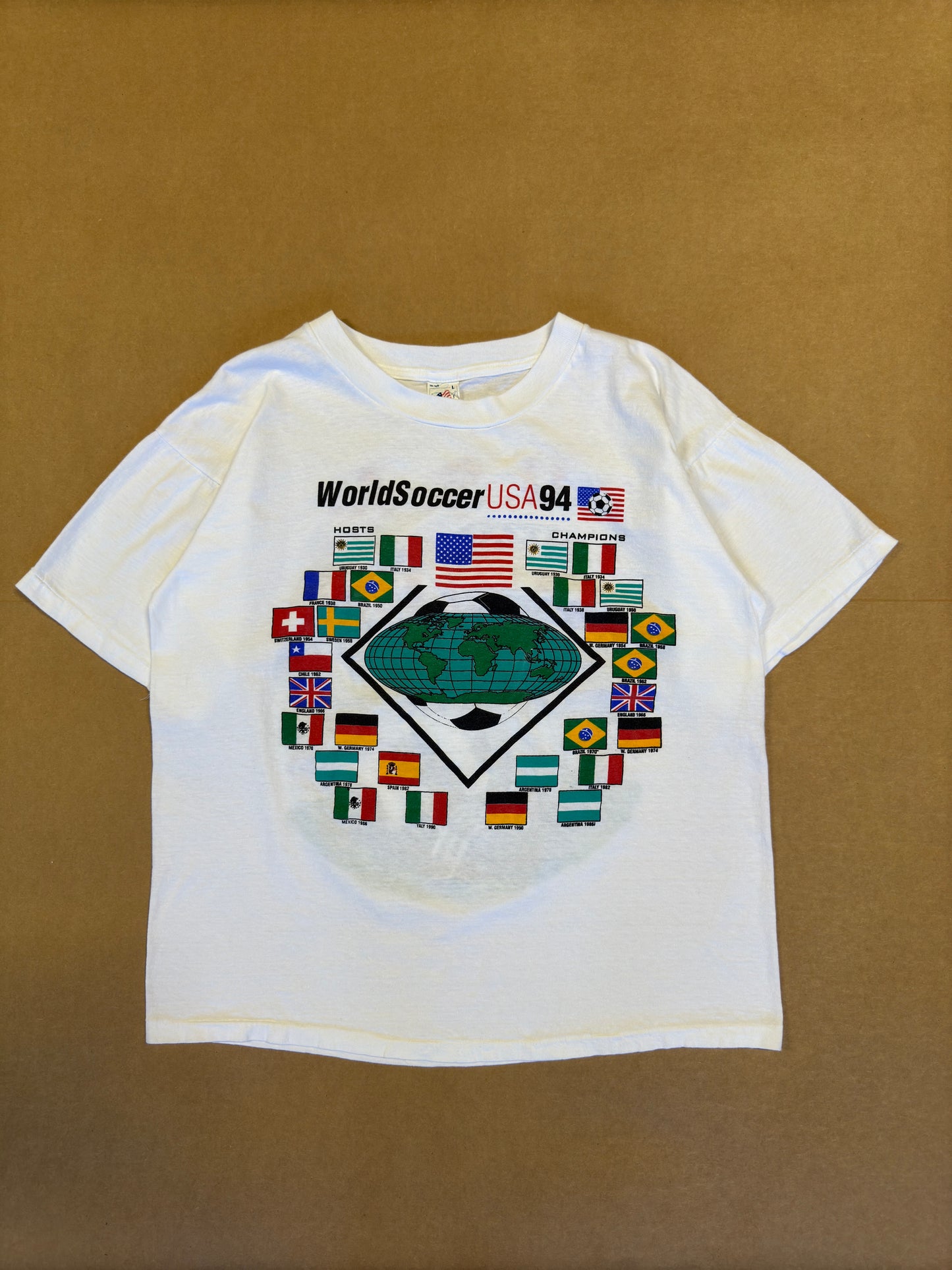 1994 USA World Cup World Nations Tee L