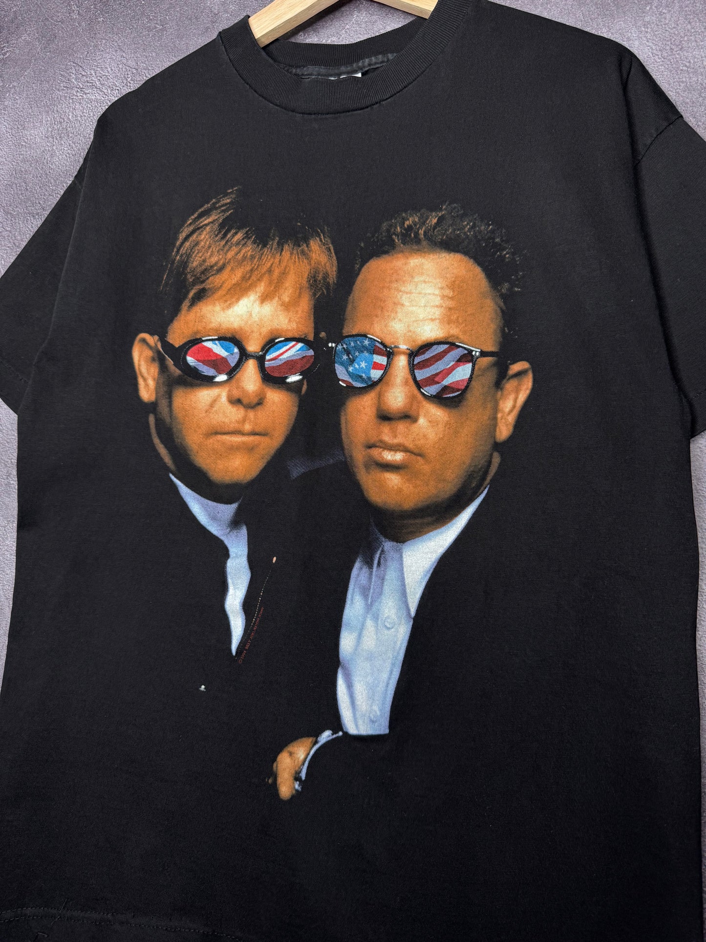 1994 Elton John Billie Joel Summer Tour Tee L