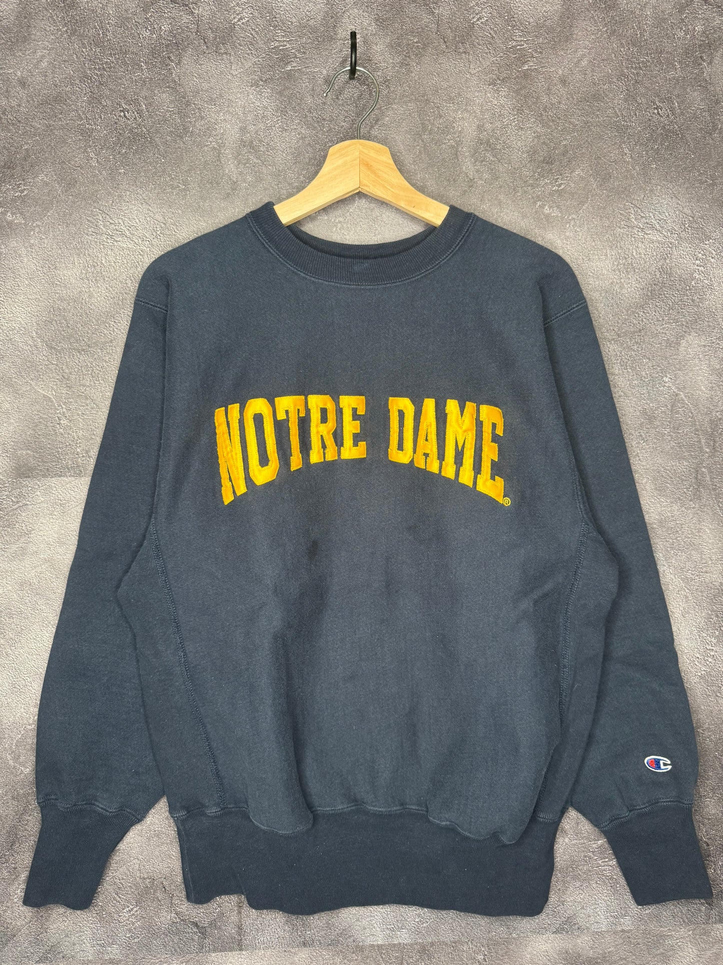 90s University of Notre Dame Champion Reverse Weave Sweatshirt L