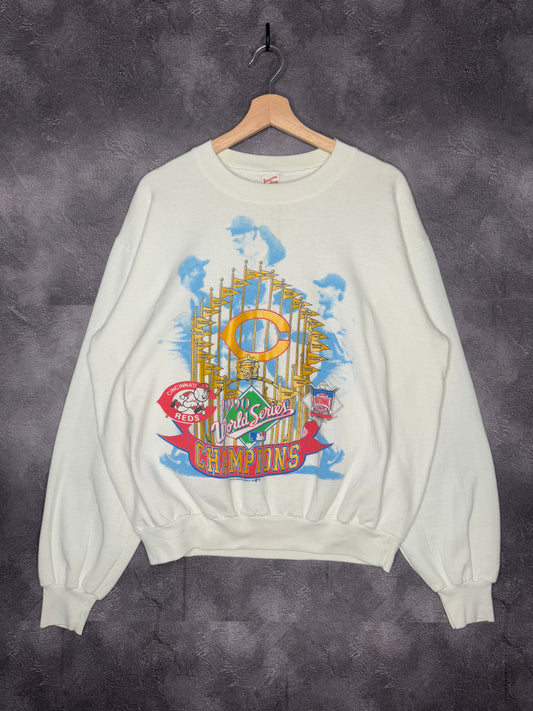 1989 Cincinnati Reds MLB World Series Champions Sweatshirt M