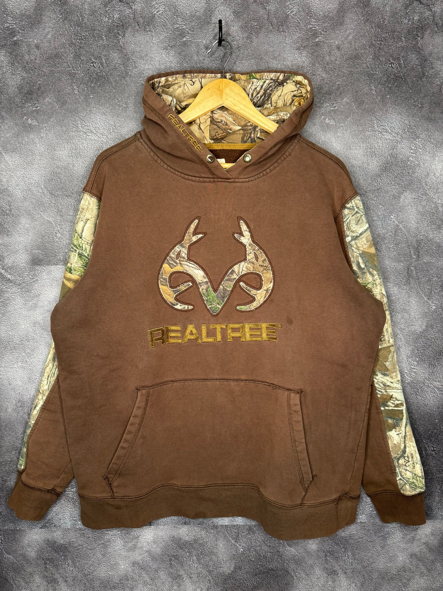 Y2K Realtree Camo Brown Hoodie XL