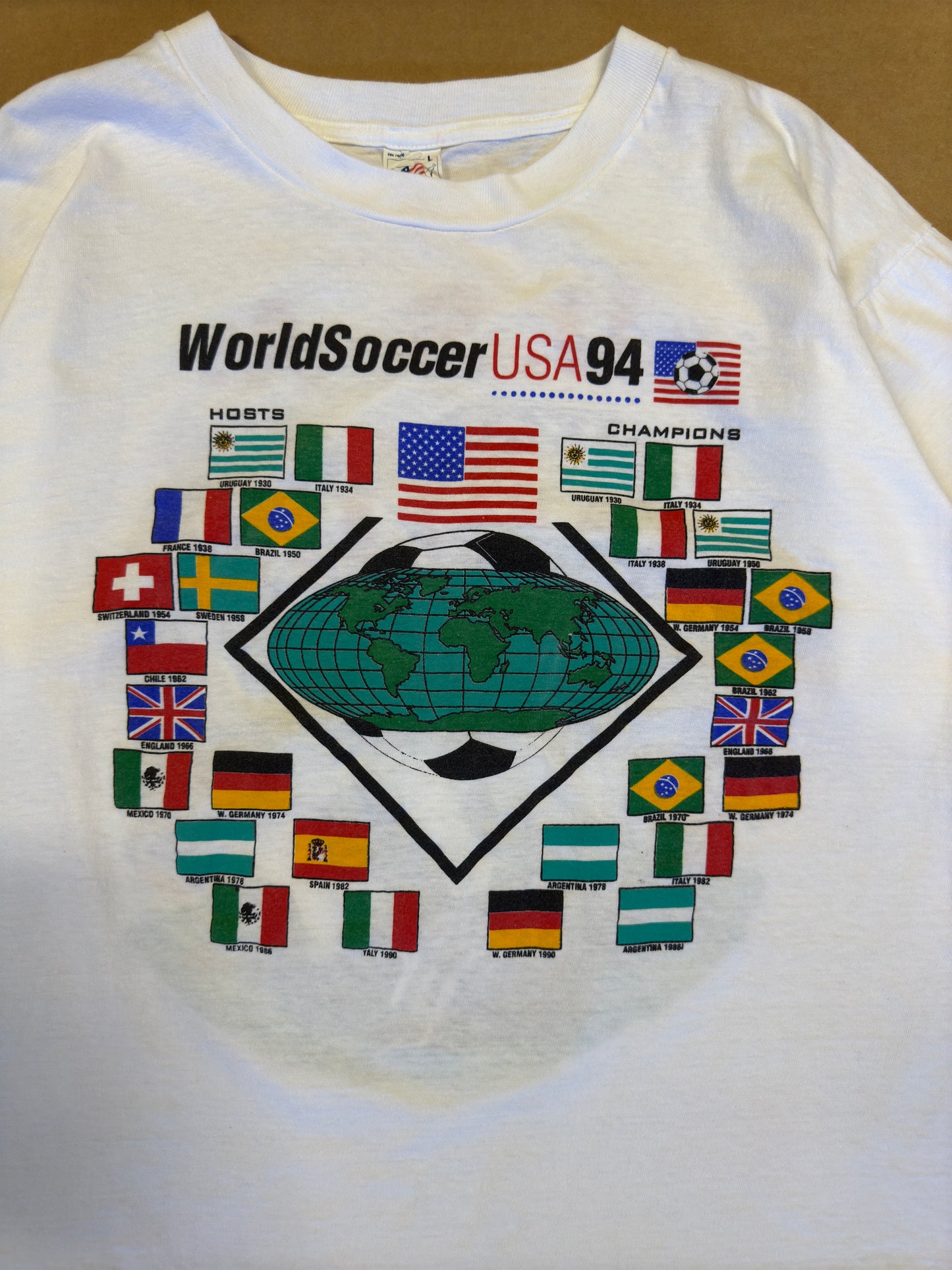 1994 USA World Cup World Nations Tee L