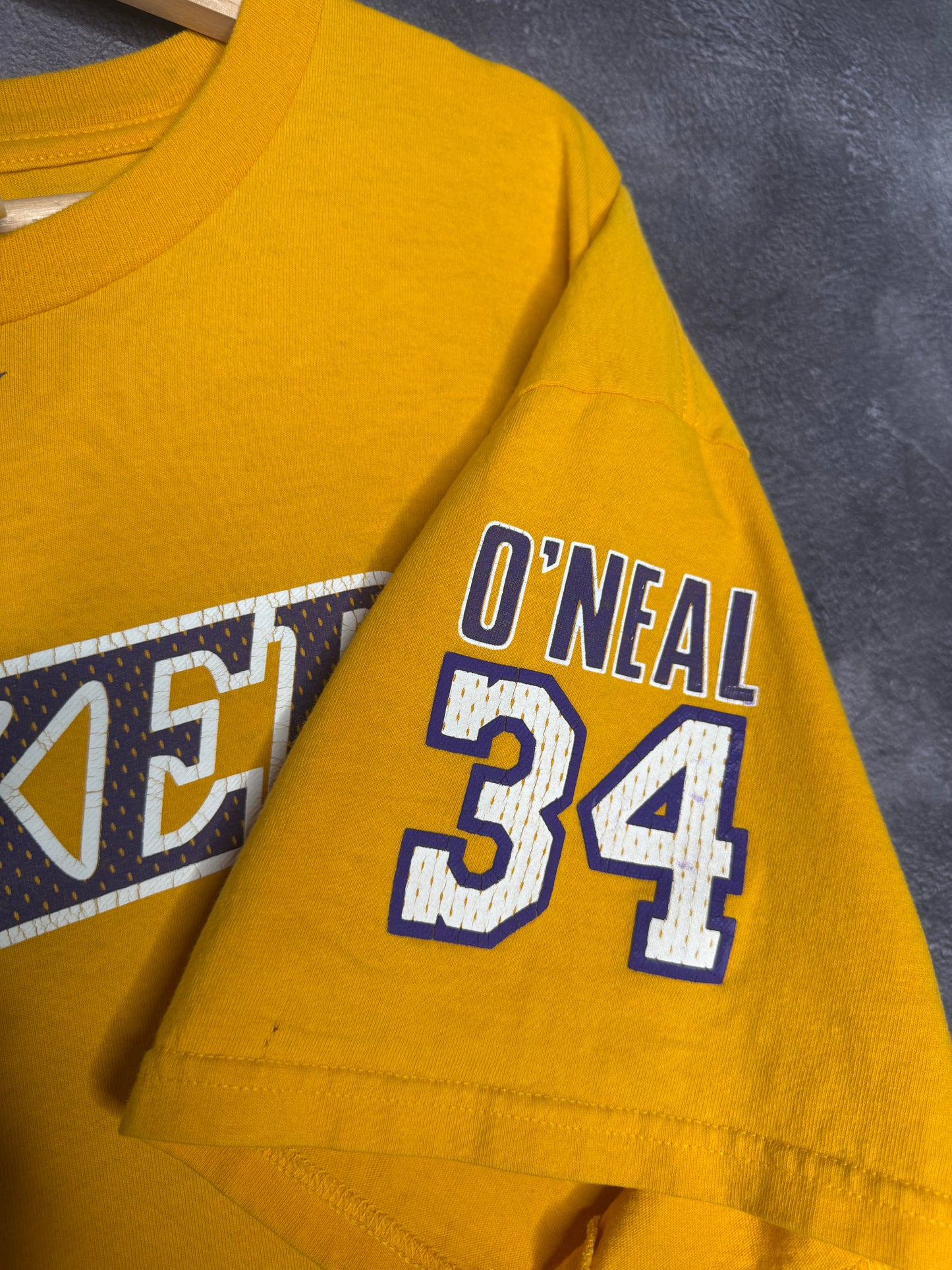 90s Nike Los Angeles Lakers Shaq #34 Centerswoosh Tee XL