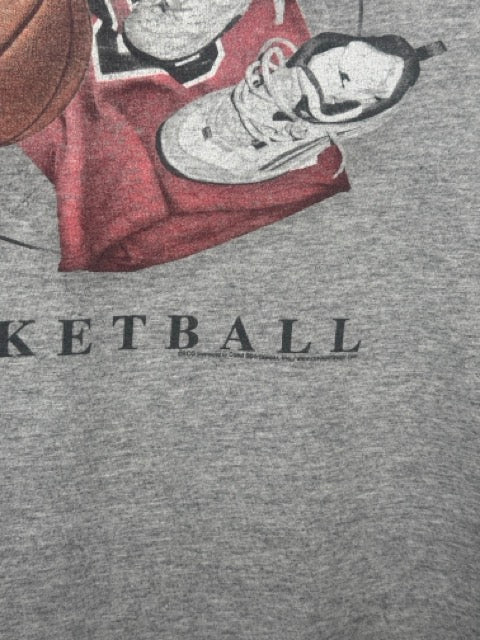 90s Chicago Bulls Its All About Basketball Tee L