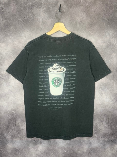 2005 Starbucks Promo You Call It We'll Make it Tee M