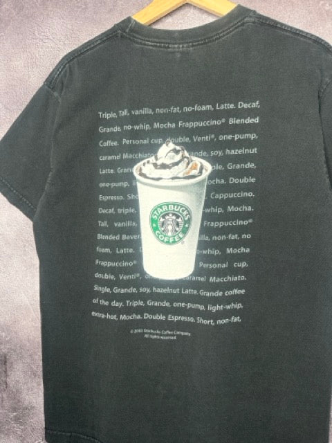 2005 Starbucks Promo You Call It We'll Make it Tee M