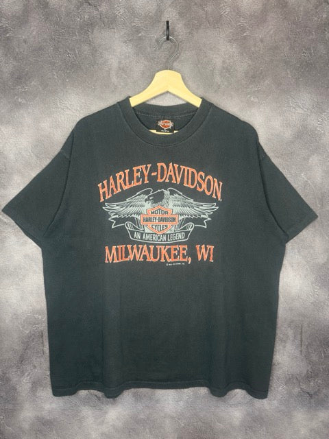 1991 Harley Davidson Milwaukee, WI Eagle Tee
