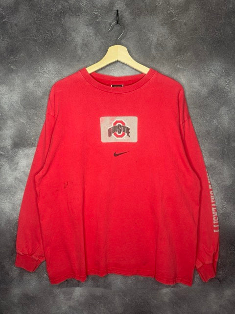 90s Ohio State University Nike Centerswoosh Longsleeve Tee