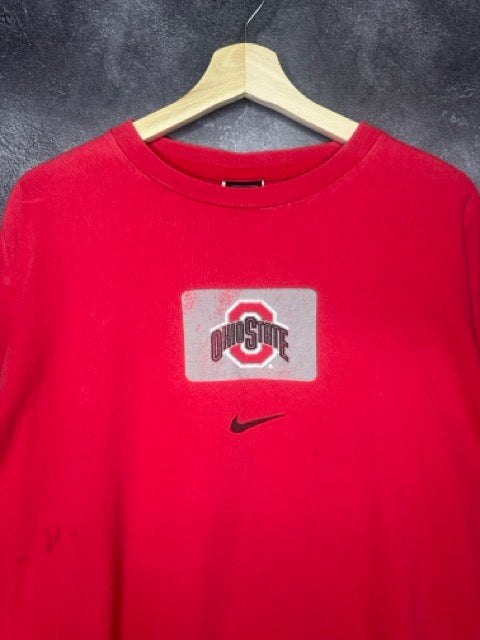 90s Ohio State University Nike Centerswoosh Longsleeve Tee L