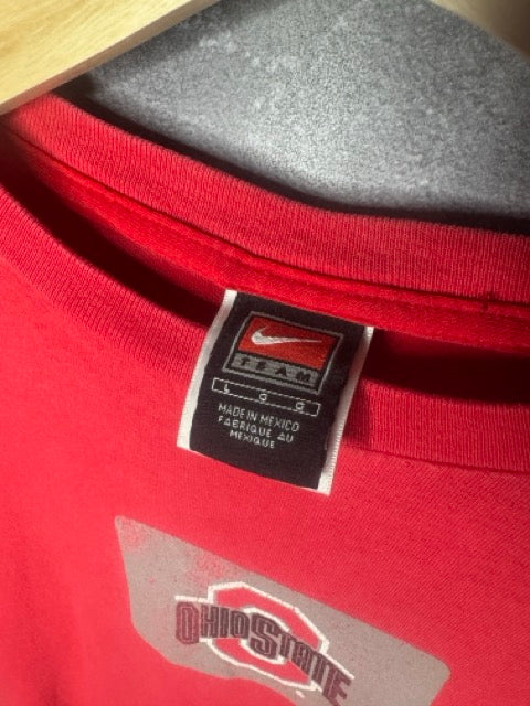 90s Ohio State University Nike Centerswoosh Longsleeve Tee L