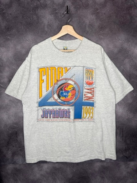 1993 Kansas Jayhawks NCAA Final Four Basketball Tee