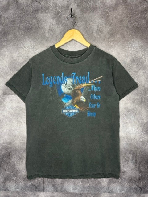 2001 Harley Davidson Legends Trend Where Others Fear to Roam Sills Tee