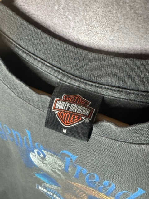 2001 Harley Davidson Legends Trend Where Others Fear to Roam Sills Tee