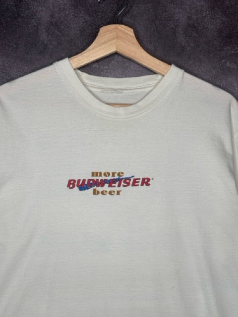 1996 Budweiser More Beer Promo Tee L