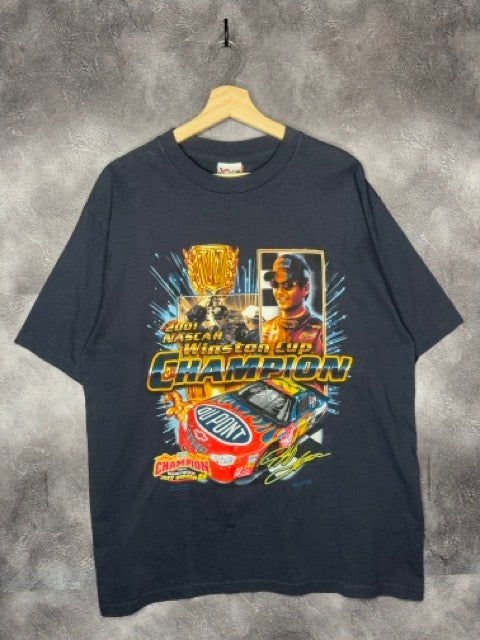 2001 NASCAR Winston Cup Champion Jeff Gordan Racing Tee