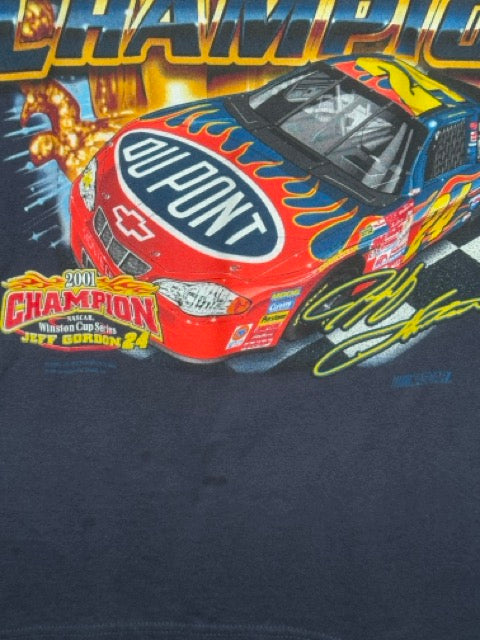 2001 NASCAR Winston Cup Champion Jeff Gordan Racing Tee XL