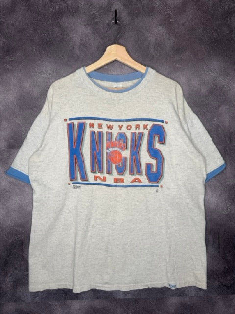 90s New York Knicks NBA Salem Sportswear Multisleeve Tee XL