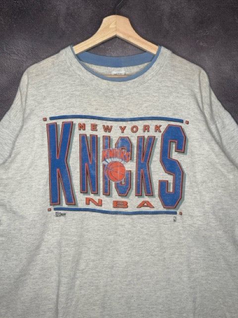 90s New York Knicks NBA Salem Sportswear Multisleeve Tee XL